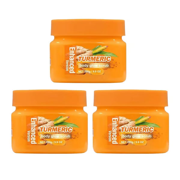 GlowTera – Turmeric Nourishing Scrub – 3 PCS (Save $10)