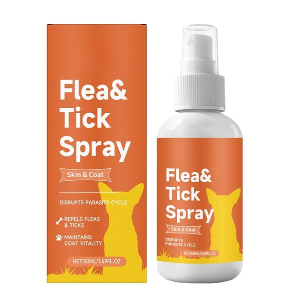 PetShield – Flea & Tick Protection Spray for Pets – 1 Bottle（50ml)
