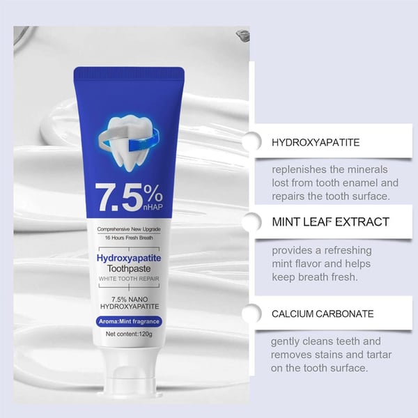 PearlGuard – 7.5% Nano Hydroxyapatite Toothpaste – image 2