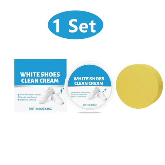 ShoeGlow – Quick-Use No-Water Shoe Cleaner Cream – 1 Set