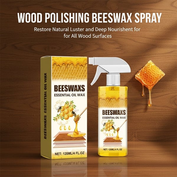 WoodAura – Natural Beeswax Floor Shine Spray – image 4