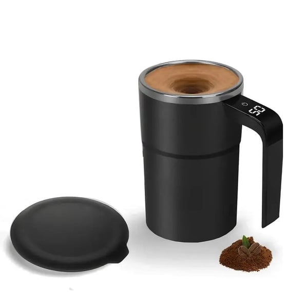 MixBrew Pro – Automatic Stirring Coffee Cup – Black