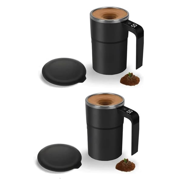 MixBrew Pro – Automatic Stirring Coffee Cup – Black *2