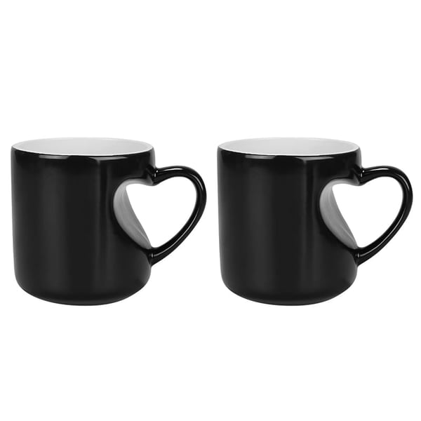 MoodSip – Color Changing Love Mug – Black + Black