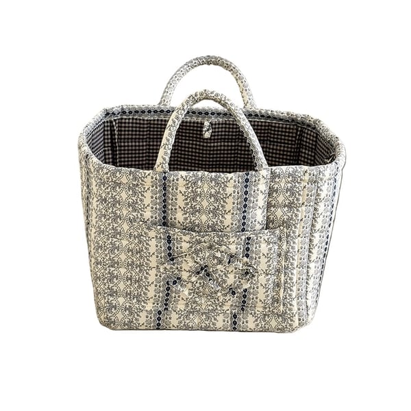 PetalPack - Portable Organizer Basket – French vine (lace blue)
