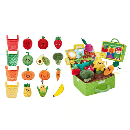 LumeGarden – Early Learning Color Match Play Food – Vegetable Color Sorting Toys+Vegetable and Fruit Garden Toys