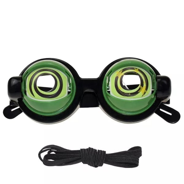 AuraJokes – Fun Novelty Party Glasses – Green