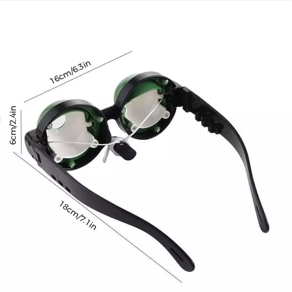 AuraJokes – Fun Novelty Party Glasses – Black