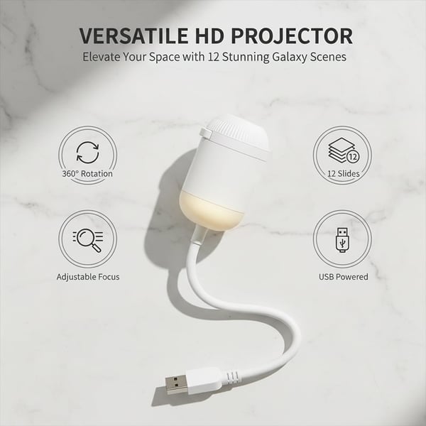AstroLume | 6-in-1 USB Galaxy Star Projector – image 3