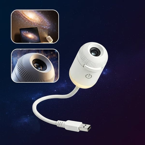 AstroLume | 6-in-1 USB Galaxy Star Projector – Projector + 3 slides