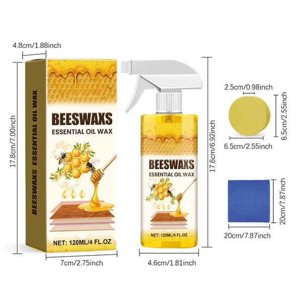 WoodAura – Natural Beeswax Floor Shine Spray – image 7