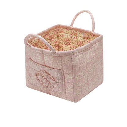 PetalPack - Portable Organizer Basket – Big pink flowers