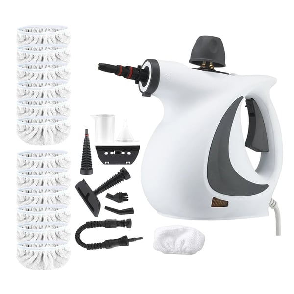 EcoSteam – Powerful Steam Cleaner for Sanitization – 1 Set Steam Cleaner + 13 Fiber Cloths