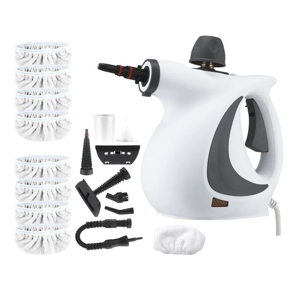 EcoSteam – Powerful Steam Cleaner for Sanitization – 1 Set Steam Cleaner + 9 Fiber Cloths