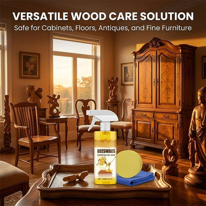 WoodAura – Natural Beeswax Floor Shine Spray – image 3