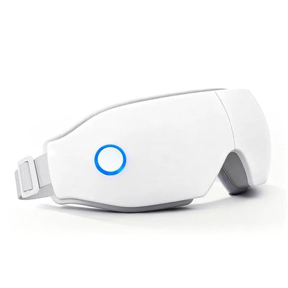 CalmGaze – Heated Eye Massager with Audio Therapy – Supreme Edition (Airbag Massage + Heat + Vibration + Bluetooth + 6 Modes)