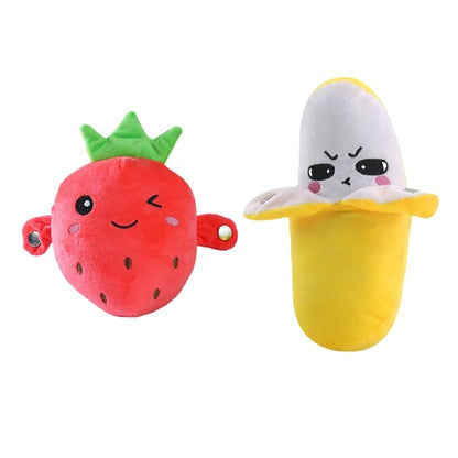 TuneTeddy – Interactive Musical Plush Toy – Banana+Strawberry