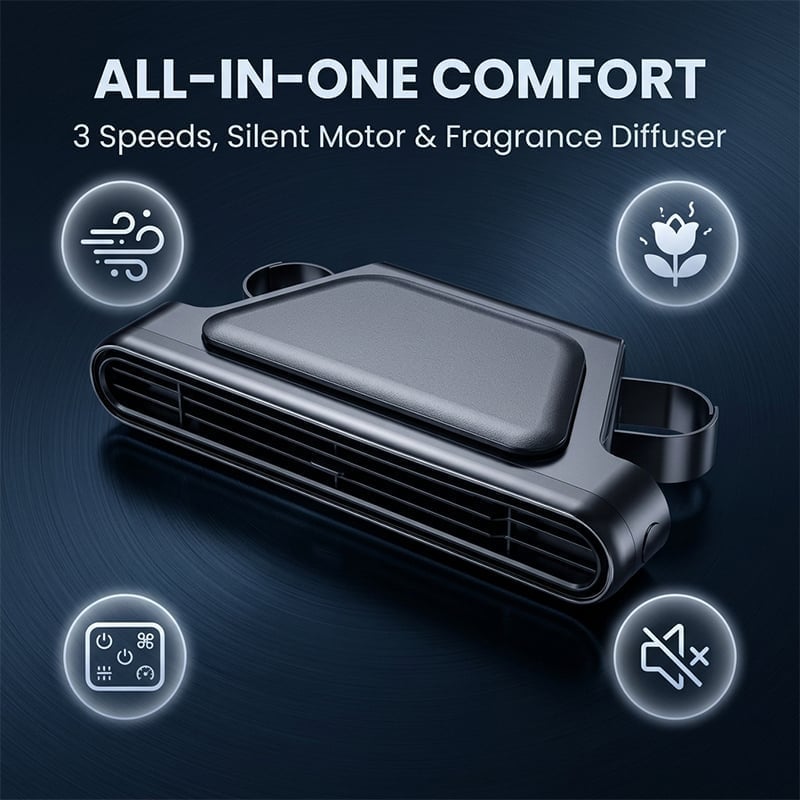 CoolDrive – Headrest Fan Car Dual Turbo Cooling System – image 5