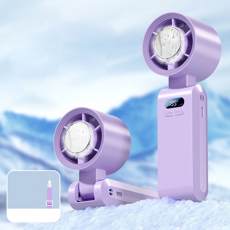 CoolCore – Semiconductor Handheld Cooling Fan – Purple