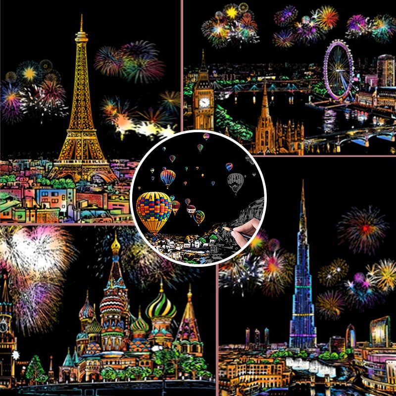 MindCanvas – Relaxing Scratch & Sketch City Collection – image 2
