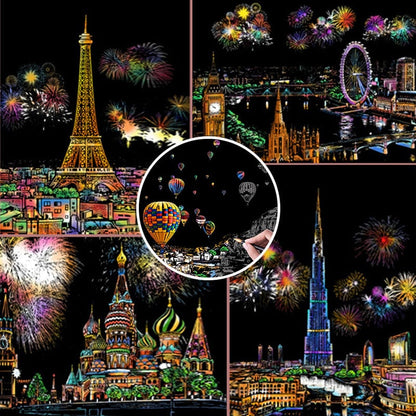 MindCanvas – Relaxing Scratch & Sketch City Collection – image 2