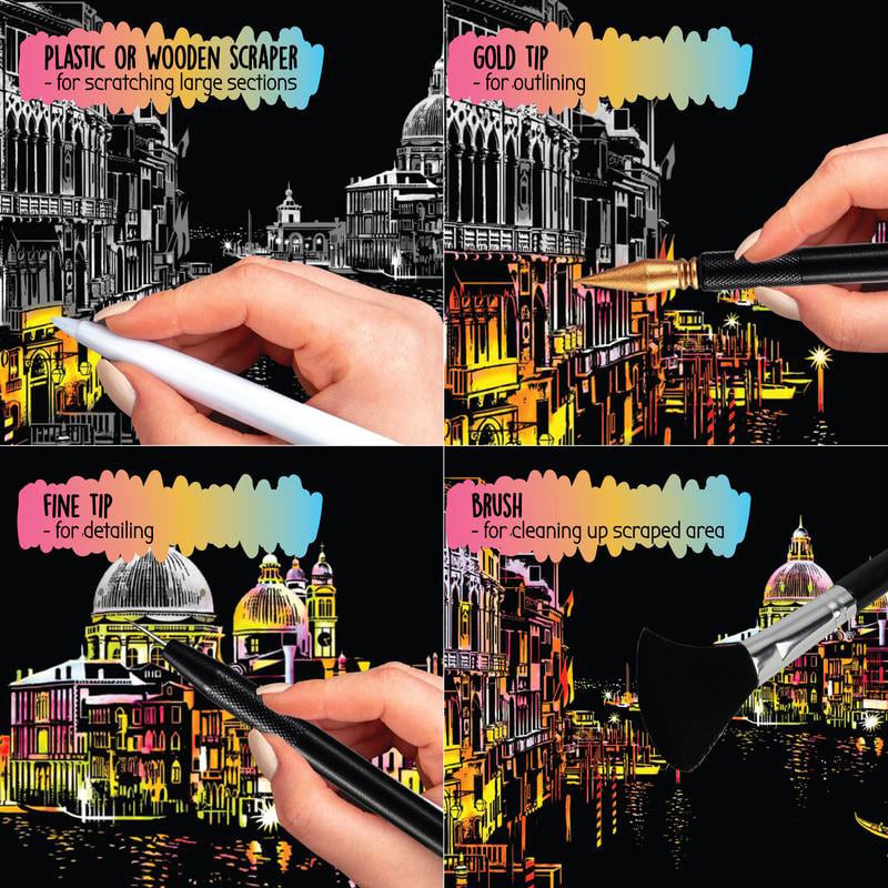 MindCanvas – Relaxing Scratch & Sketch City Collection – image 7