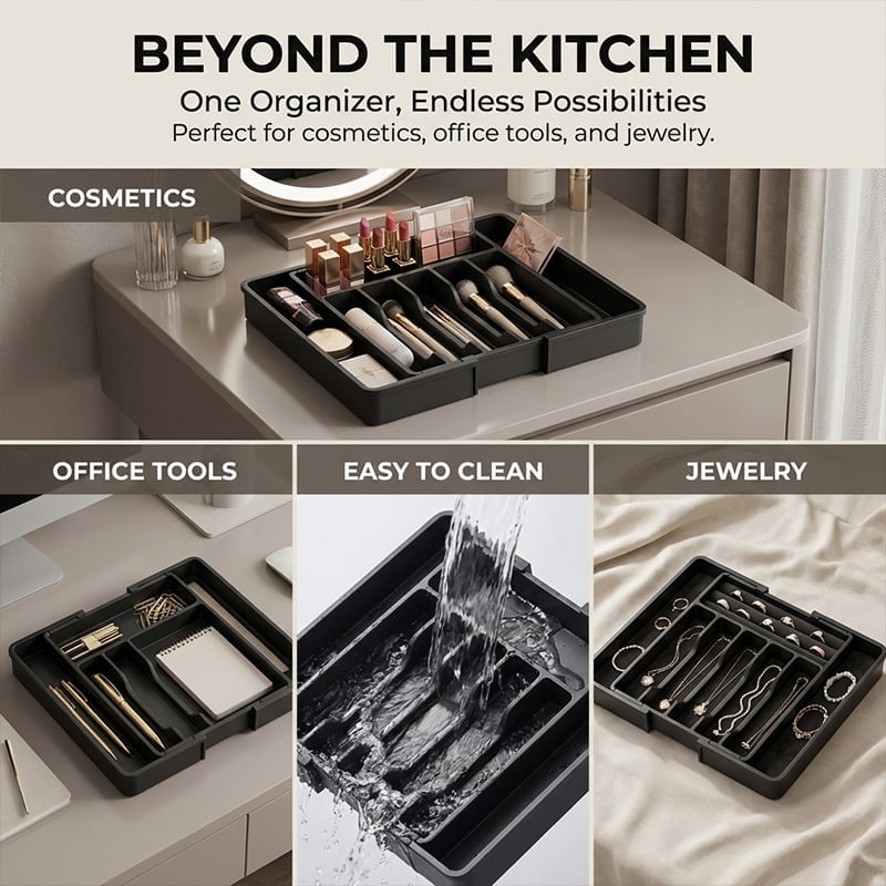 FlexiSort – Expandable Drawer Organizer – image 9