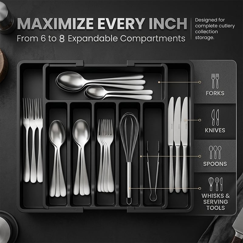 FlexiSort – Expandable Drawer Organizer – image 4