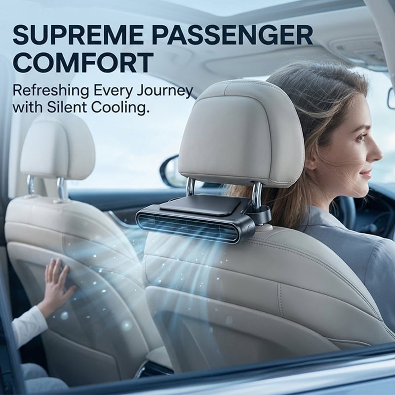 CoolDrive – Headrest Fan Car Dual Turbo Cooling System – image 4
