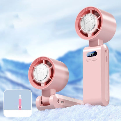CoolCore – Semiconductor Handheld Cooling Fan – Pink