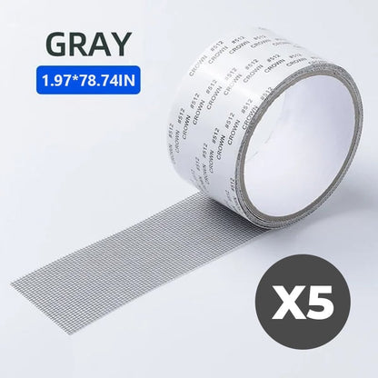 ScreenFix Pro – Window Screen Repair Tape – Grey / 2 PCS