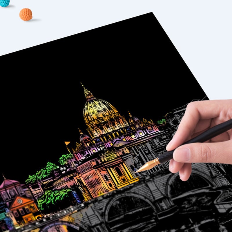 MindCanvas – Relaxing Scratch & Sketch City Collection – image 12