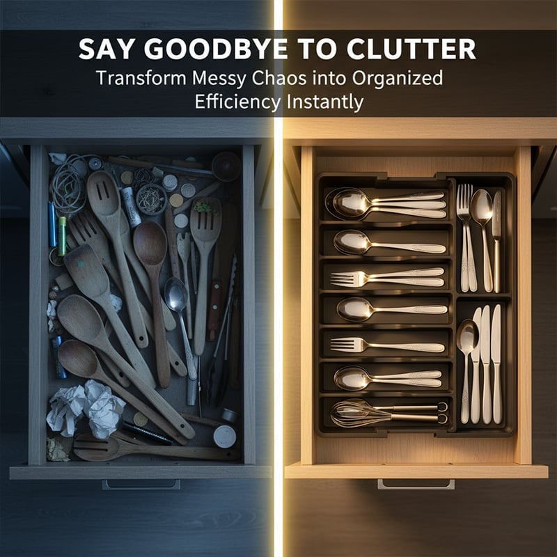FlexiSort – Expandable Drawer Organizer – image 3