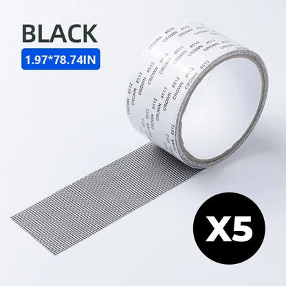 ScreenFix Pro – Window Screen Repair Tape – Black / 2 PCS