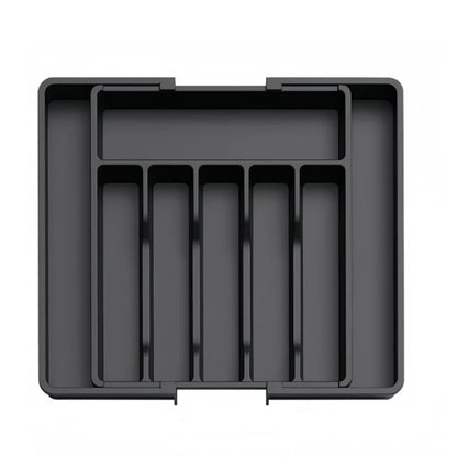 FlexiSort – Expandable Drawer Organizer – Black