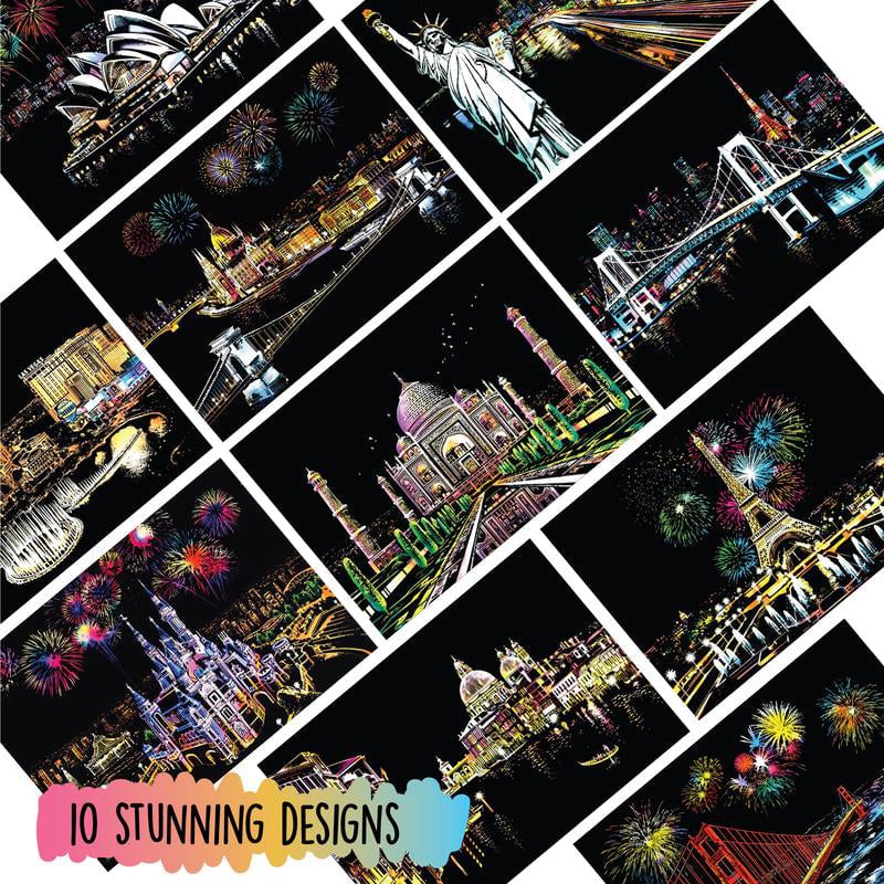 MindCanvas – Relaxing Scratch & Sketch City Collection – image 5