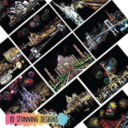 MindCanvas – Relaxing Scratch & Sketch City Collection – image 5