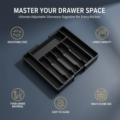 FlexiSort – Expandable Drawer Organizer – image 2