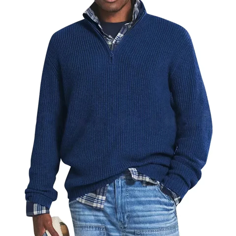 Men's Fints Sweater – Dark Blue / S